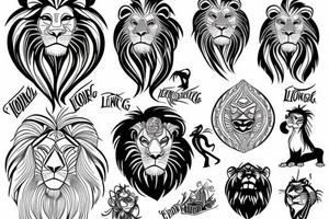 Lion King tattoo idea
