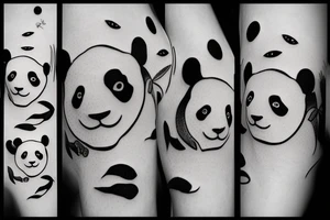 Panda tattoo idea