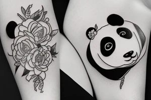 Panda tattoo idea