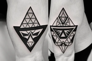 Triforce on the wrist tattoo idea