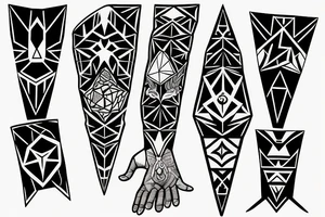Triforce on the wrist tattoo idea