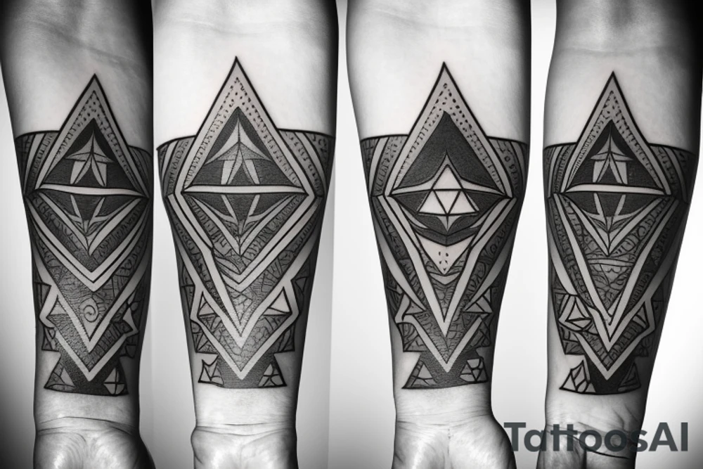 Triforce on the wrist tattoo idea