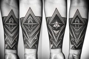 Triforce on the wrist tattoo idea