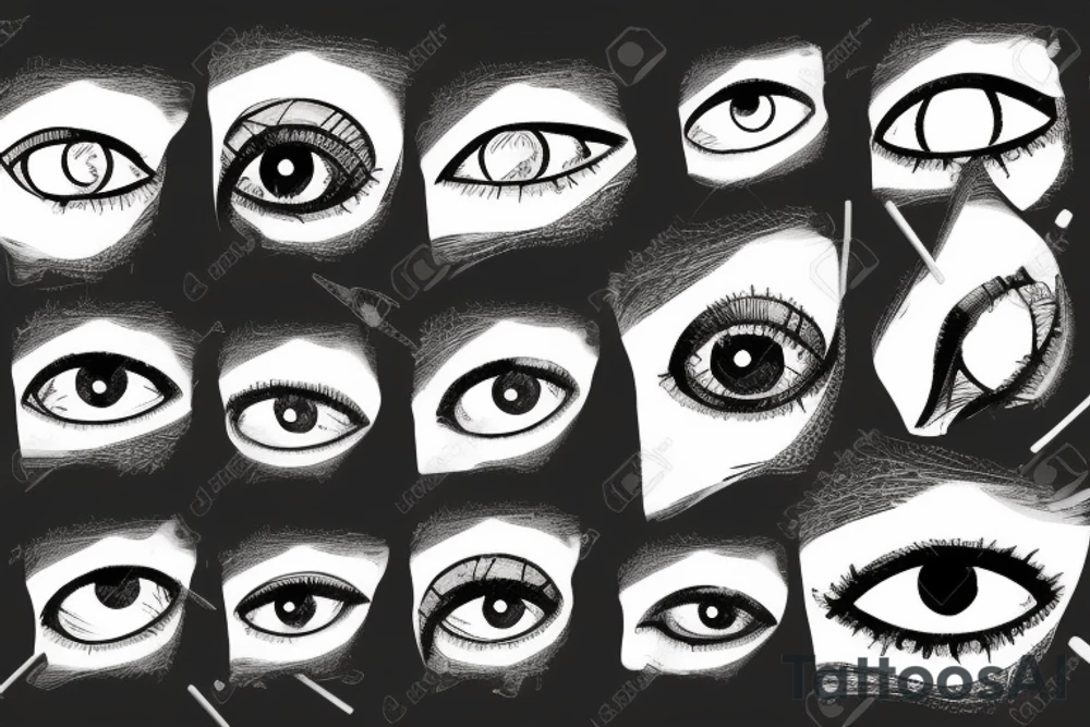 bloodshot eye tattoo idea