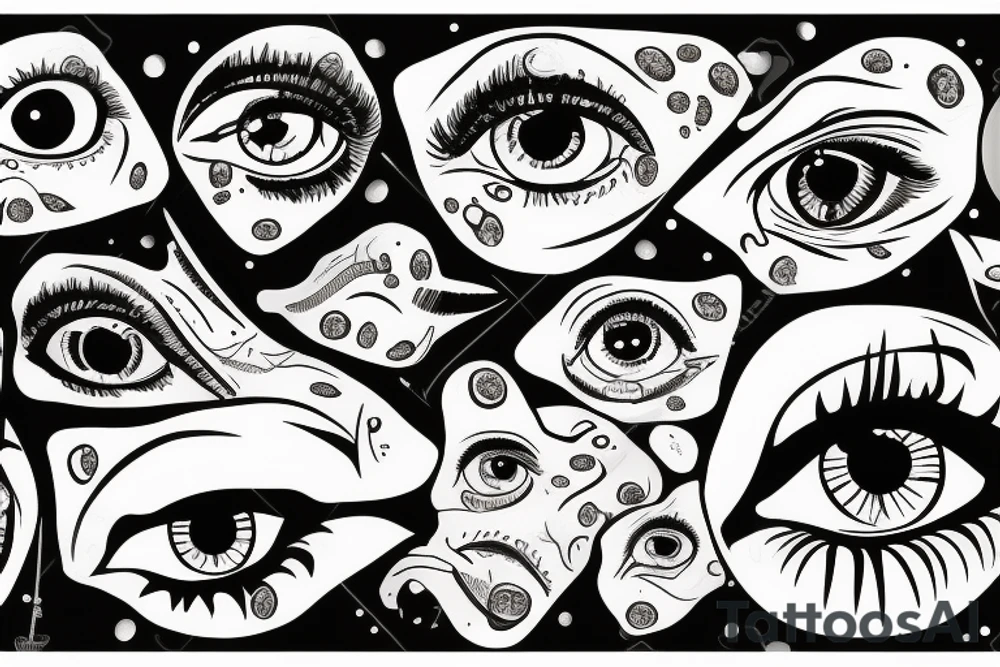 bloodshot eye tattoo idea