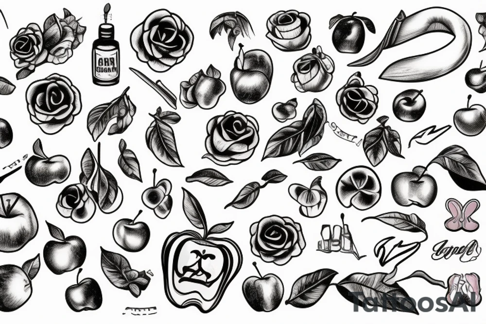 apple tattoo idea