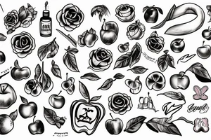 apple tattoo idea