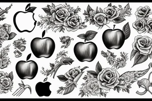 apple tattoo idea