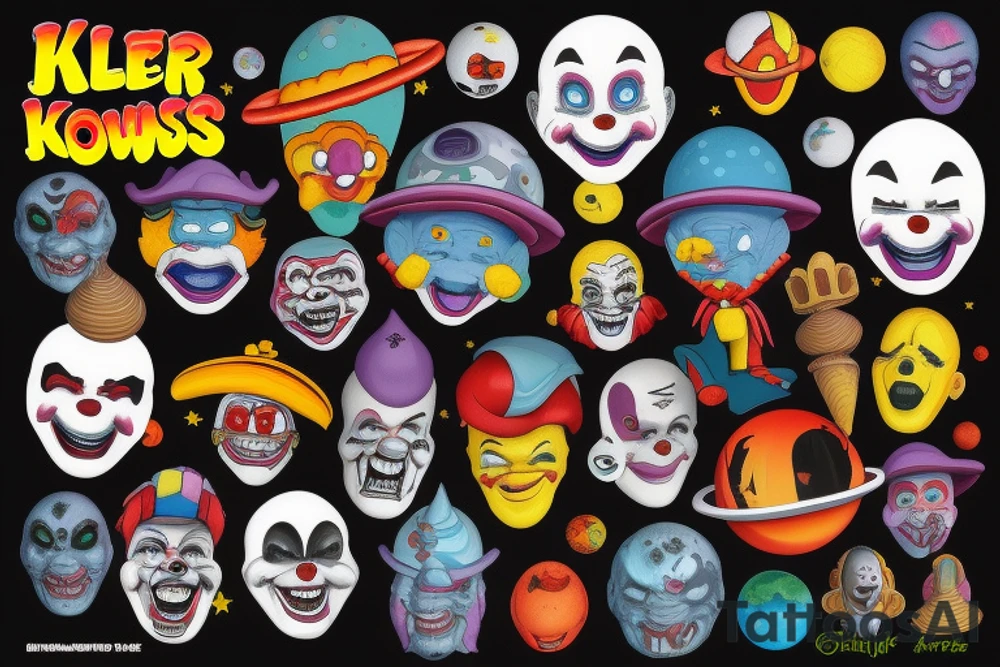 Killer Klowns From Outerspace tattoo idea