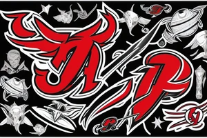 New Jersey Devils and Space tattoo idea