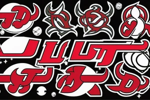 New Jersey Devils logo in Space tattoo idea