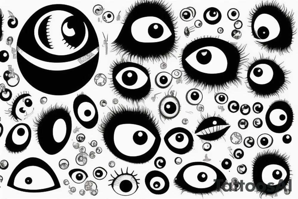 3d eye ball bloodshot tattoo idea