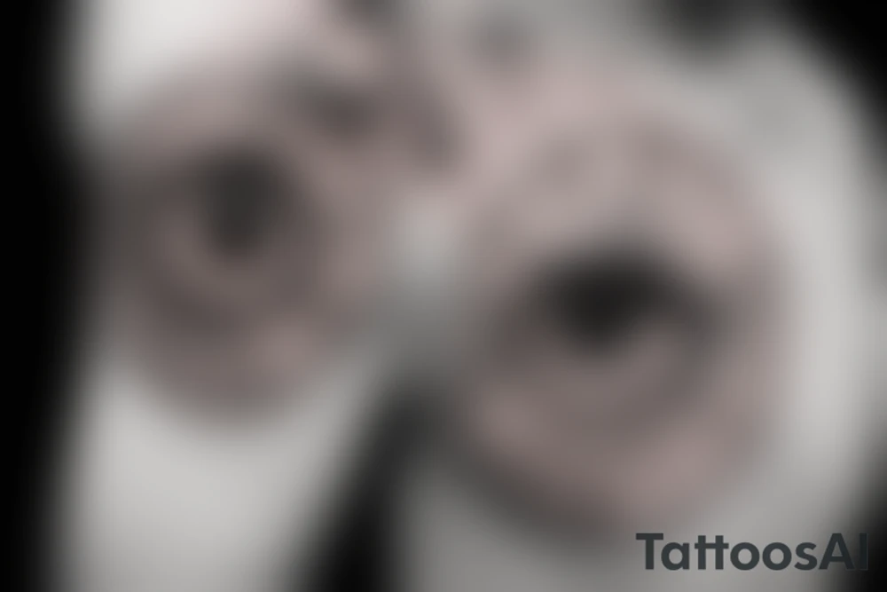 3d eye ball bloodshot tattoo idea