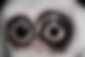 3d eye ball bloodshot tattoo idea