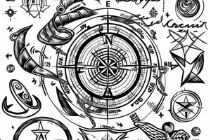 compass star planet anchor

Not all who wander are lost tattoo idea