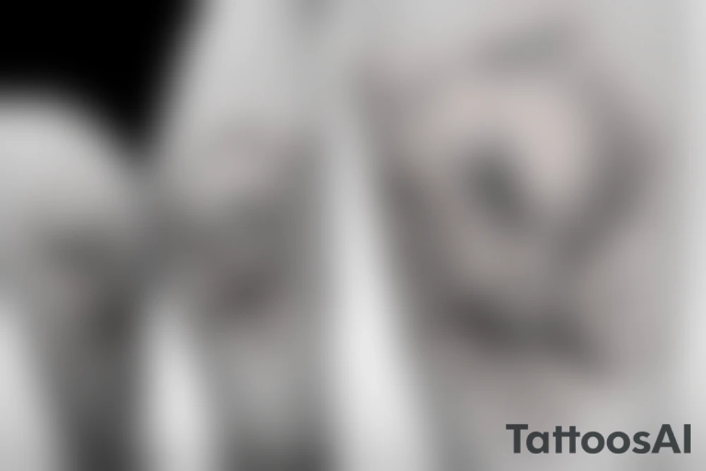 3d apple tattoo idea