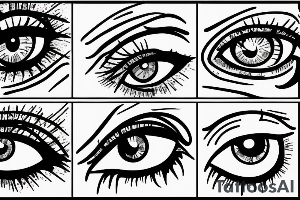 bloodshot eye tattoo idea