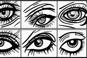 bloodshot eye tattoo idea
