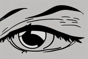 bloodshot eye tattoo idea