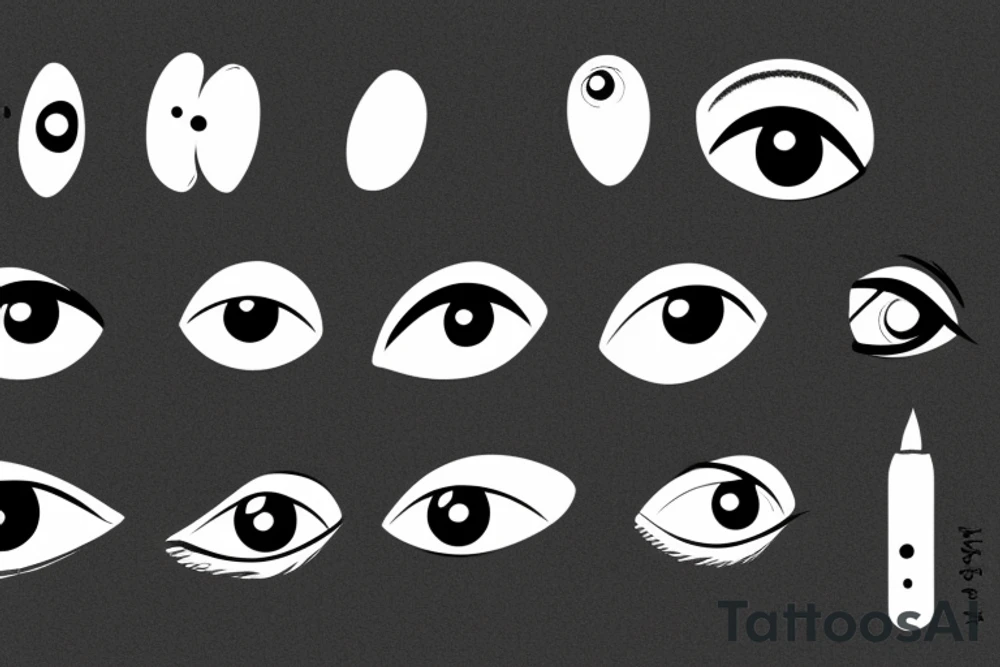 bloodshot eye tattoo idea