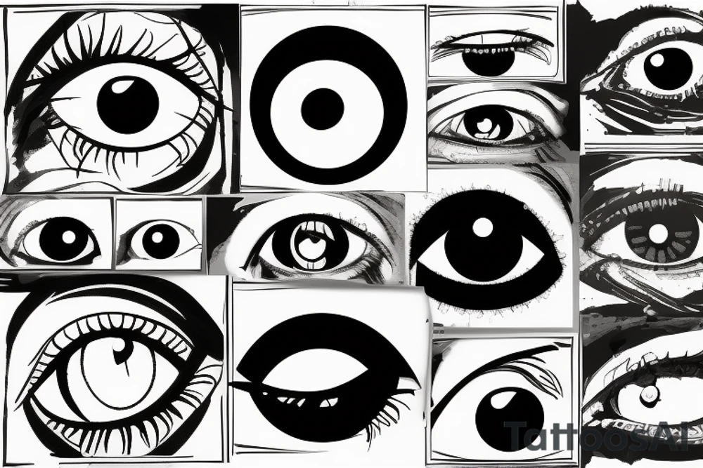bloodshot eye ball tattoo idea