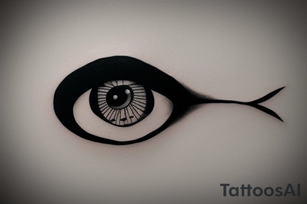 3d eye tattoo idea