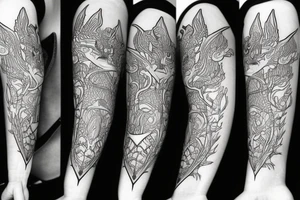 Cute Dragon and Olive Branche tattoo idea