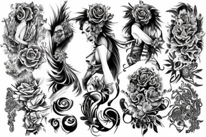 Full back tattoo tattoo idea