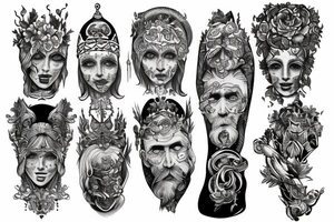 Russian pagan tattoo idea