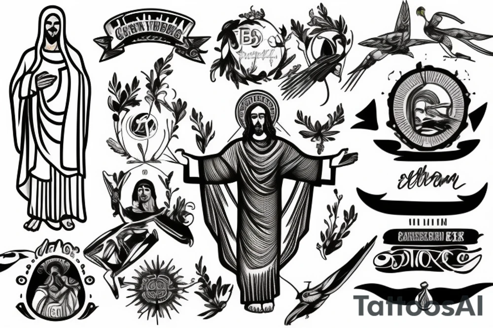 christ the redeemer tattoo idea