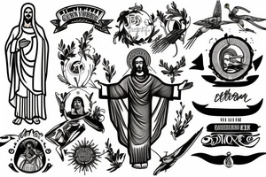 christ the redeemer tattoo idea