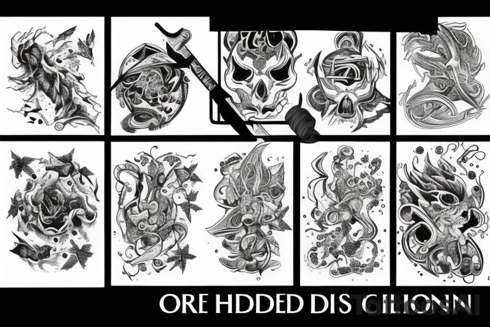 order hidden is chaos tattoo idea