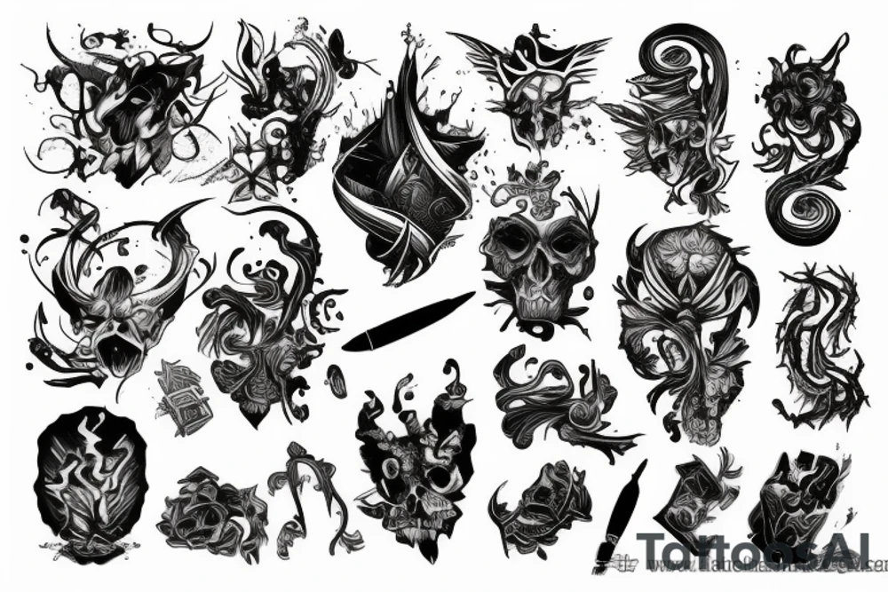 order hidden is chaos tattoo idea