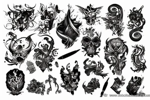 order hidden is chaos tattoo idea