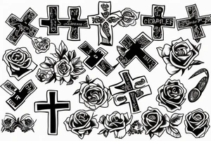 cross tattoo idea