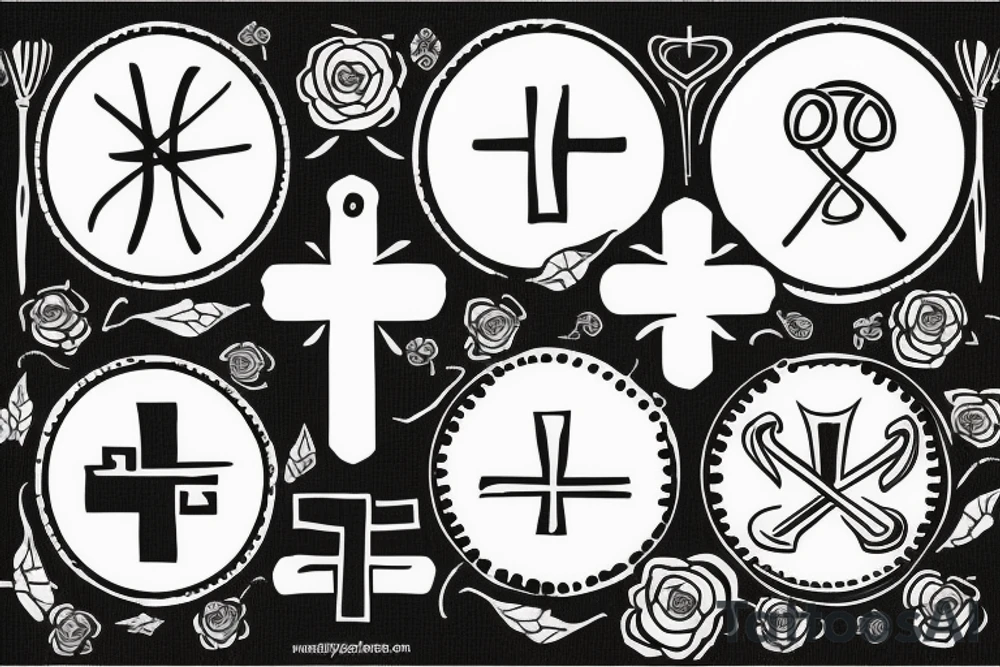 cross tattoo idea