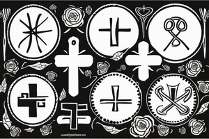 cross tattoo idea