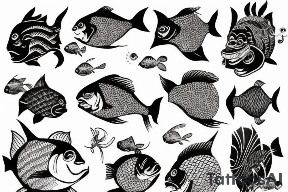 Jonah and the giant fish tattoo idea