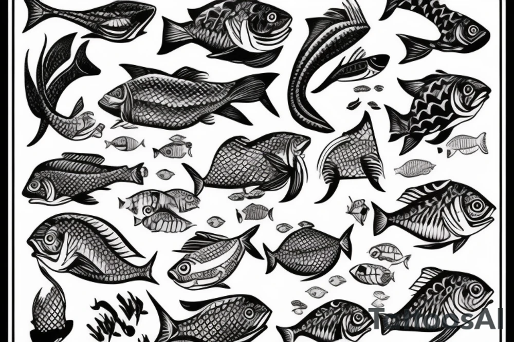Jonah and the giant fish tattoo idea
