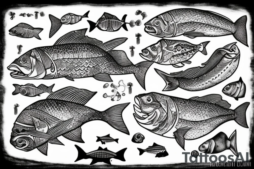 Jonah and the giant fish tattoo idea