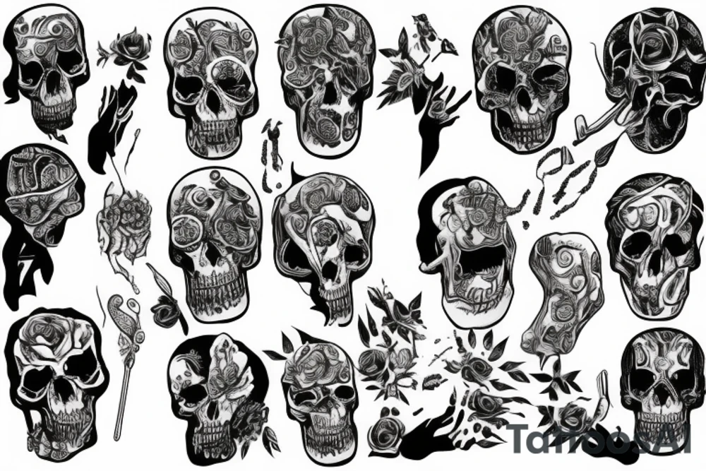 Pain and suffering lead to glory tattoo idea