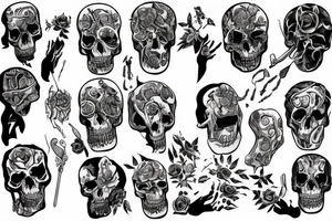 Pain and suffering lead to glory tattoo idea