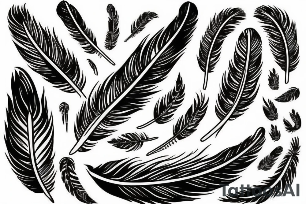 Feather of freedom tattoo idea