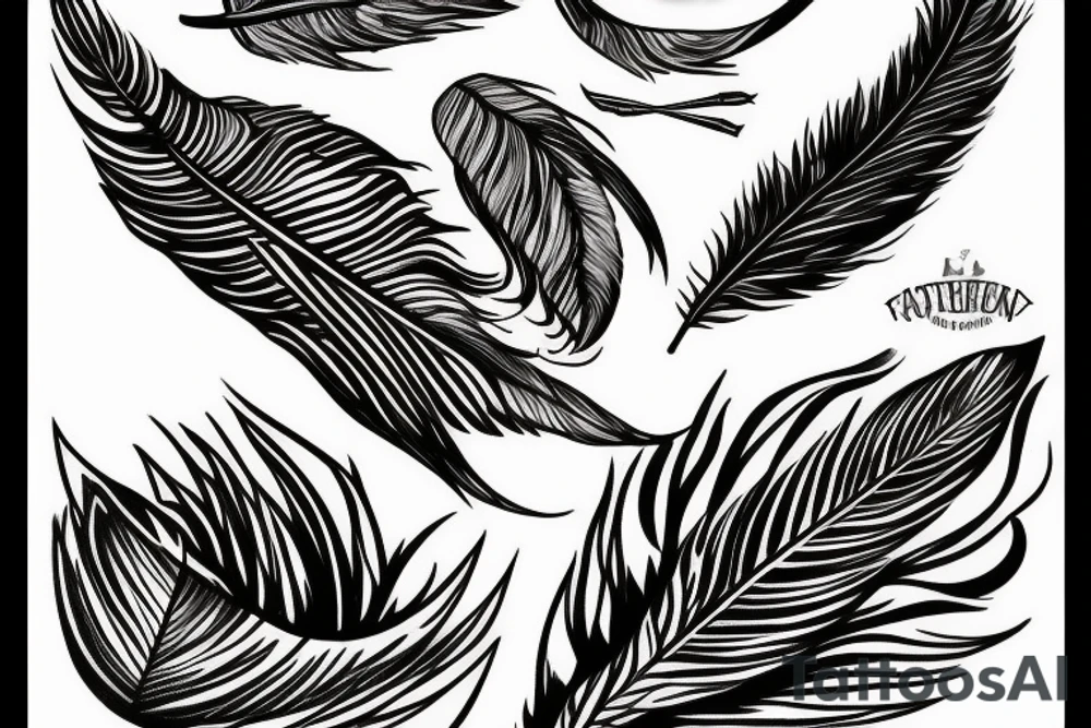 Feather of freedom tattoo idea