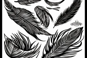 Feather of freedom tattoo idea