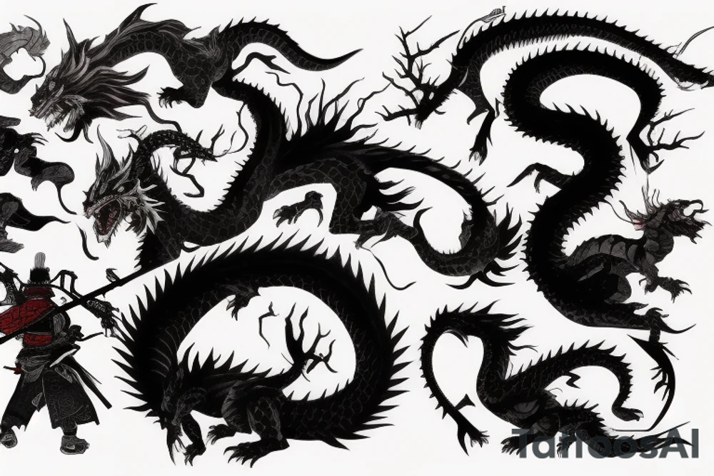 the sekiro's divide dragon tattoo idea