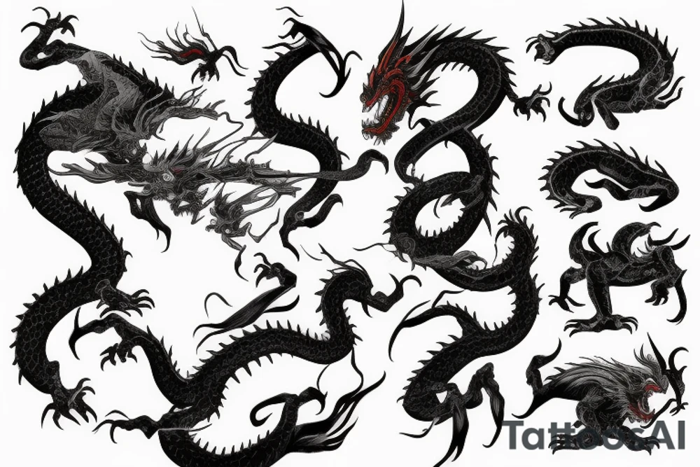 the sekiro's divine dragon tattoo idea