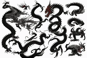 the sekiro's divine dragon tattoo idea