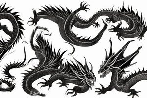 the sekiro's divine dragon tattoo idea