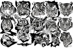 Tiger tattoo idea